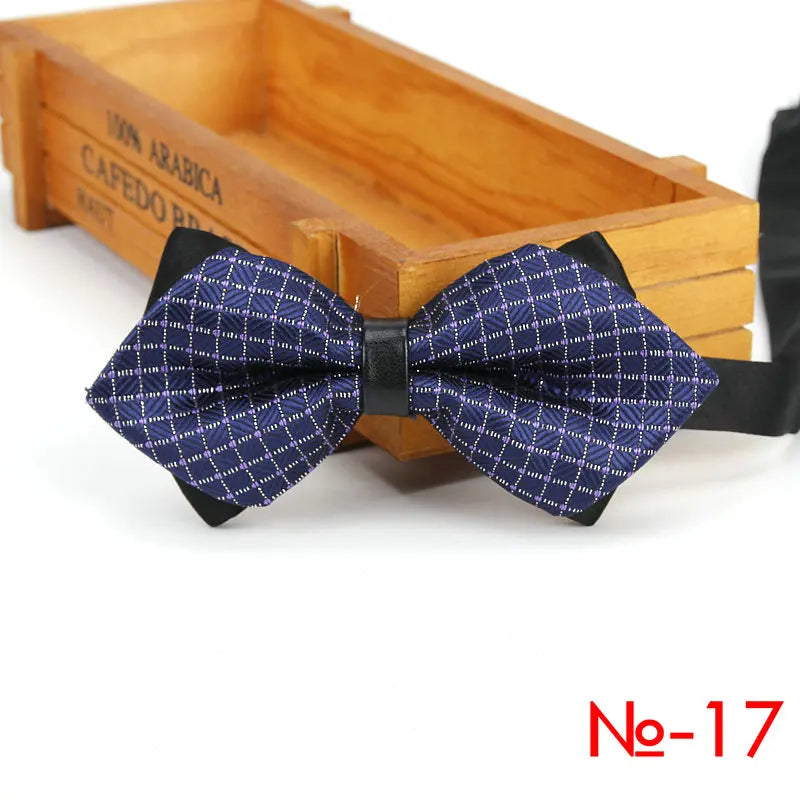 Nœud papillon tendance pour homme, accessoire de fête, mariage, pour garçons et filles, à carreaux, rouge et noir, vente en gros
