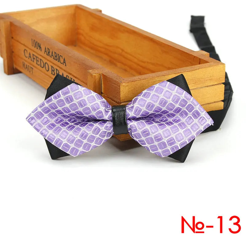 Nœud papillon tendance pour homme, accessoire de fête, mariage, pour garçons et filles, à carreaux, rouge et noir, vente en gros