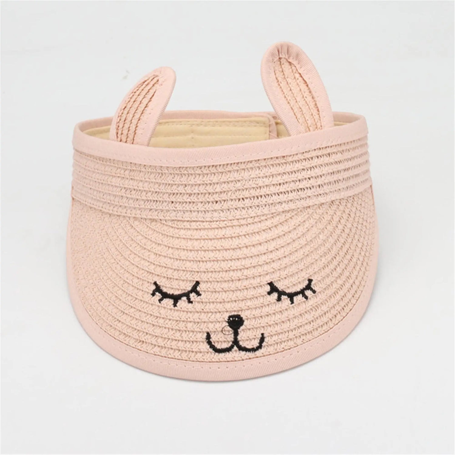Cartoon Floppy Sun Hat for Kids Summer Beach Cap Sunshade Visor Top Unisex Baby Girl Boy Children's Sun Protection Accessory
