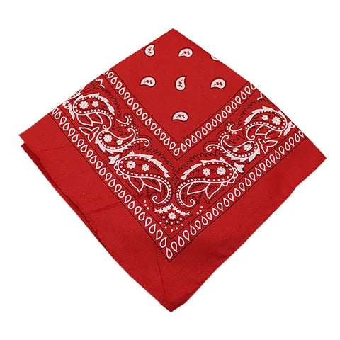 Bandana unisexe style hip-hop noir, bandeau pour cheveux, foulard, couvre-chef de sport, protège-poignets, foulard carré, mouchoir imprimé