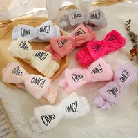 Hair band female wash face cat ears headband net red simple cute girl heart wide-brimmed plush hair band hairpin head jewelry