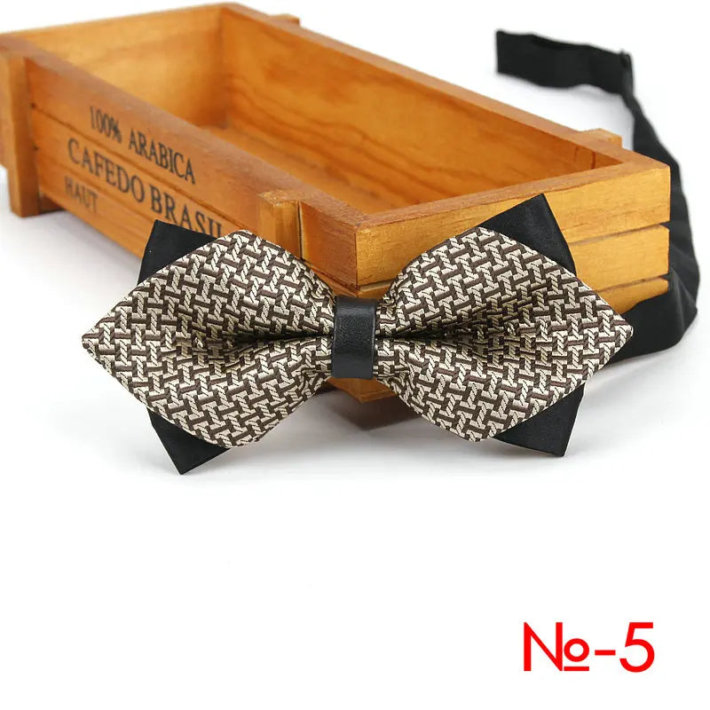 Nœud papillon tendance pour homme, accessoire de fête, mariage, pour garçons et filles, à carreaux, rouge et noir, vente en gros