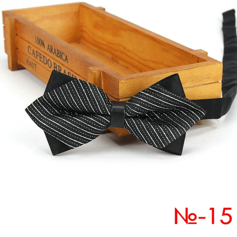 Nœud papillon tendance pour homme, accessoire de fête, mariage, pour garçons et filles, à carreaux, rouge et noir, vente en gros