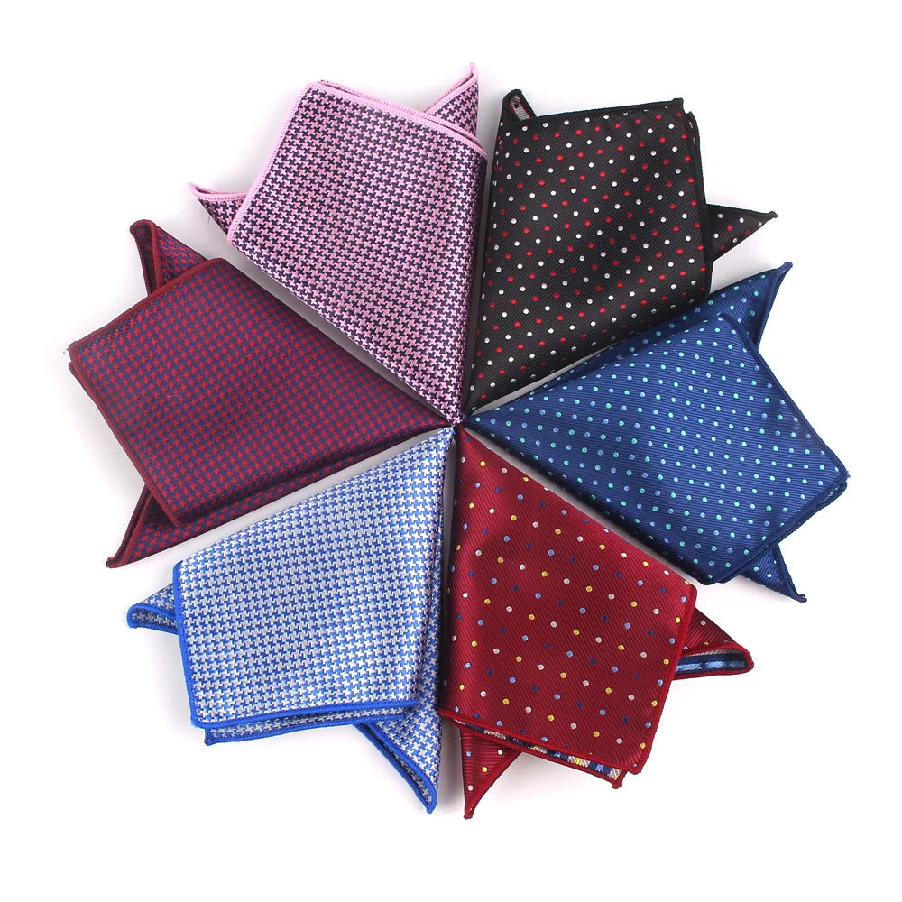 Suit Pocket Square For Men Women Dots Chest Towel Hanky Gentlemen Hankies Men's Suits Handkerchief Pocket Towel