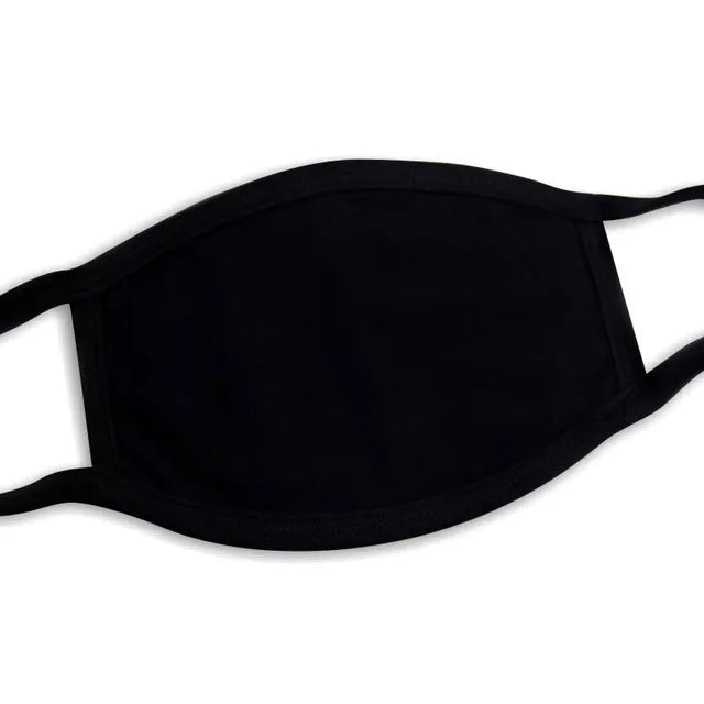 Masque facial en coton Kawaii avec expression humoristique et dessin animé, respirant, unisexe, coréen, accessoires