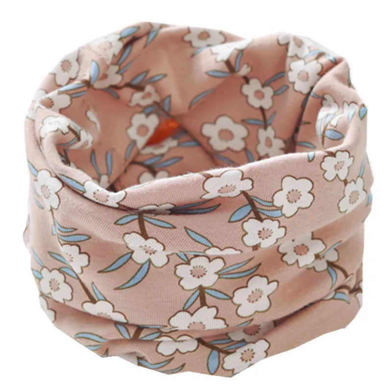 1 PC 100% Cotton Baby Scarf Autumn Winter Children Scarves Baby Neck Collars Girls O Ring Scarf Spring Autumn Kids Boys Scarf