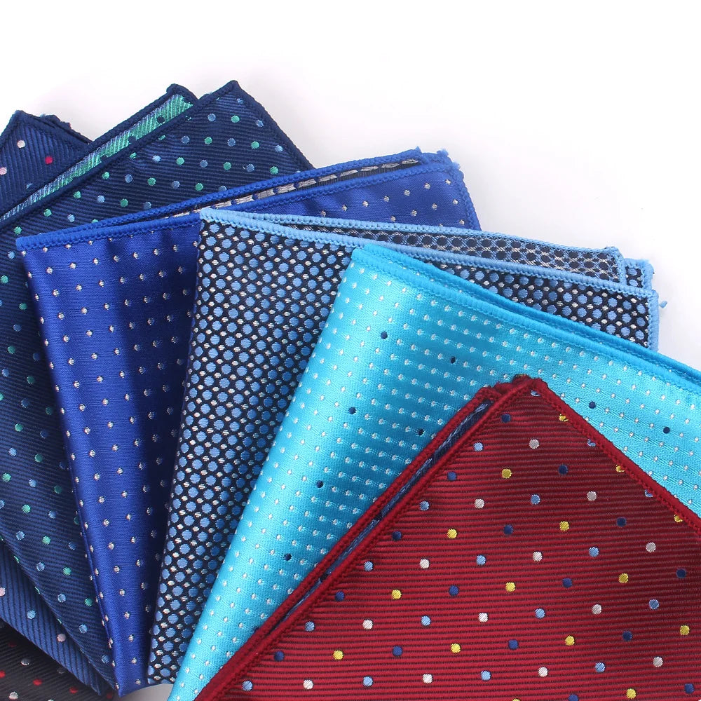 Suit Pocket Square For Men Women Dots Chest Towel Hanky Gentlemen Hankies Men's Suits Handkerchief Pocket Towel