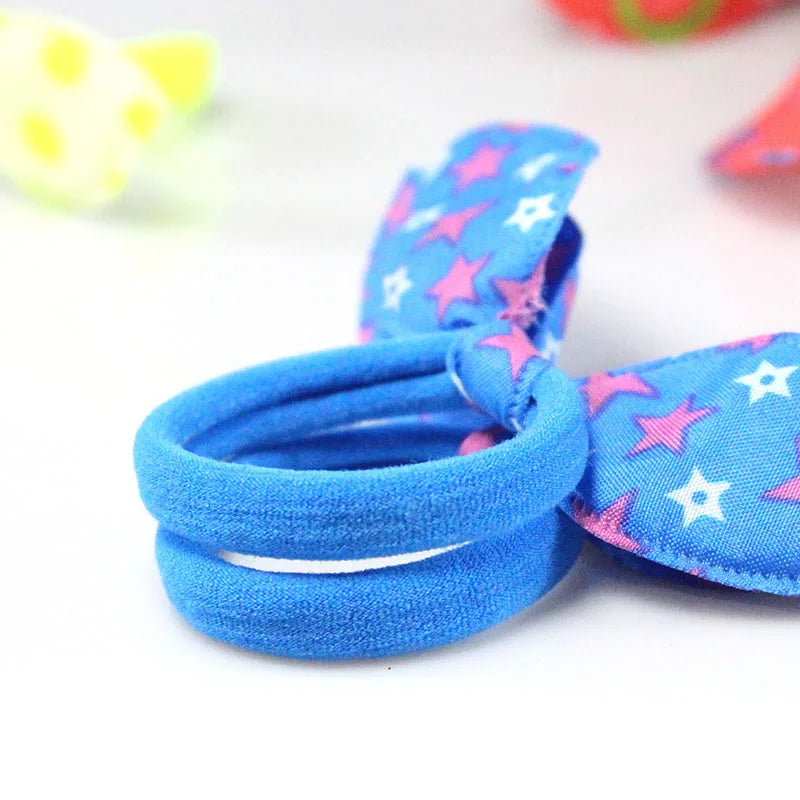 20 stücke Mädchen Elastische Haarbänder Für Kinder Kinder Haarschmuck Für Haar Mädchen Haargummi Haarbänder Mädchen Kostenloser Versand