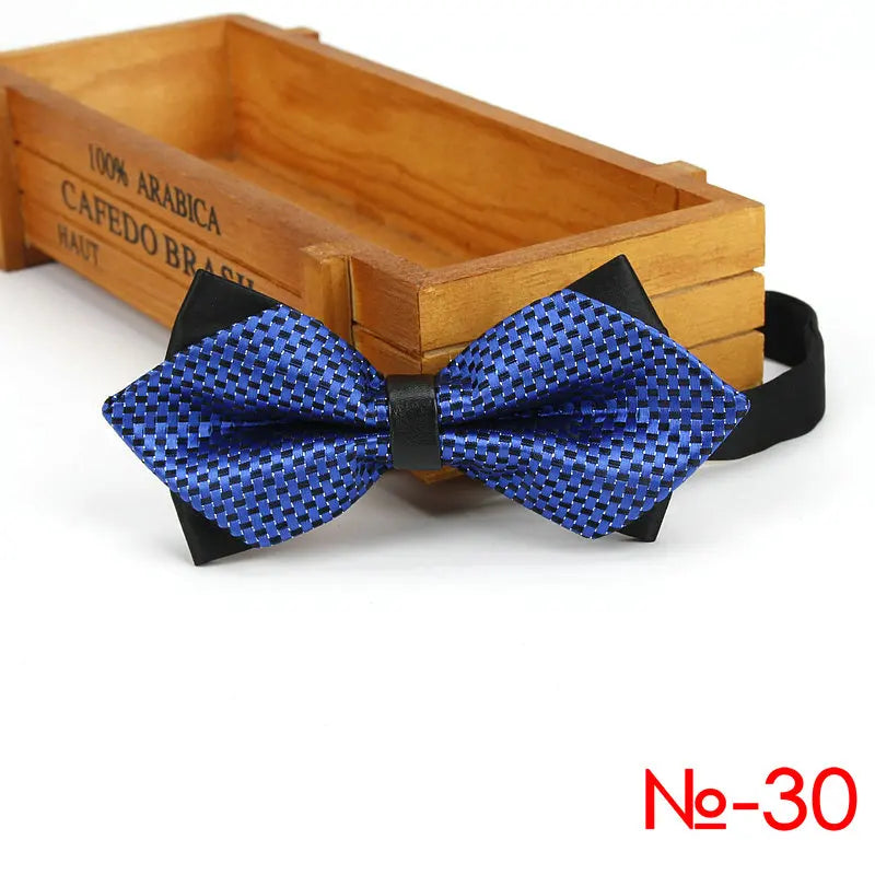 Nœud papillon tendance pour homme, accessoire de fête, mariage, pour garçons et filles, à carreaux, rouge et noir, vente en gros