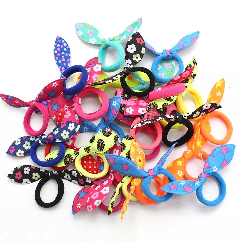 20 stücke Mädchen Elastische Haarbänder Für Kinder Kinder Haarschmuck Für Haar Mädchen Haargummi Haarbänder Mädchen Kostenloser Versand