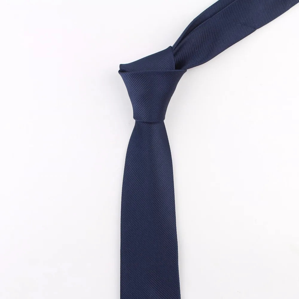 Cravate fine formelle de 6,35 cm, en polyester, pour marié, homme, fête de mariage, largeur 6 cm