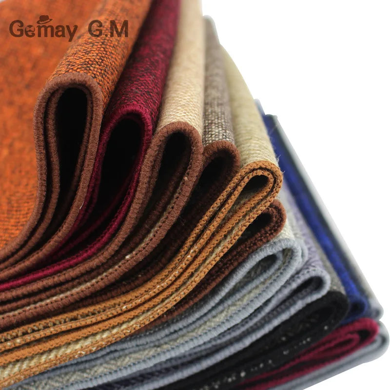 Hochwertige Taschentücher Schals Business Anzug Taschentücher Wolle Casual Herren Einstecktuch Solide Taschentücher Für Hochzeit 23*23cm