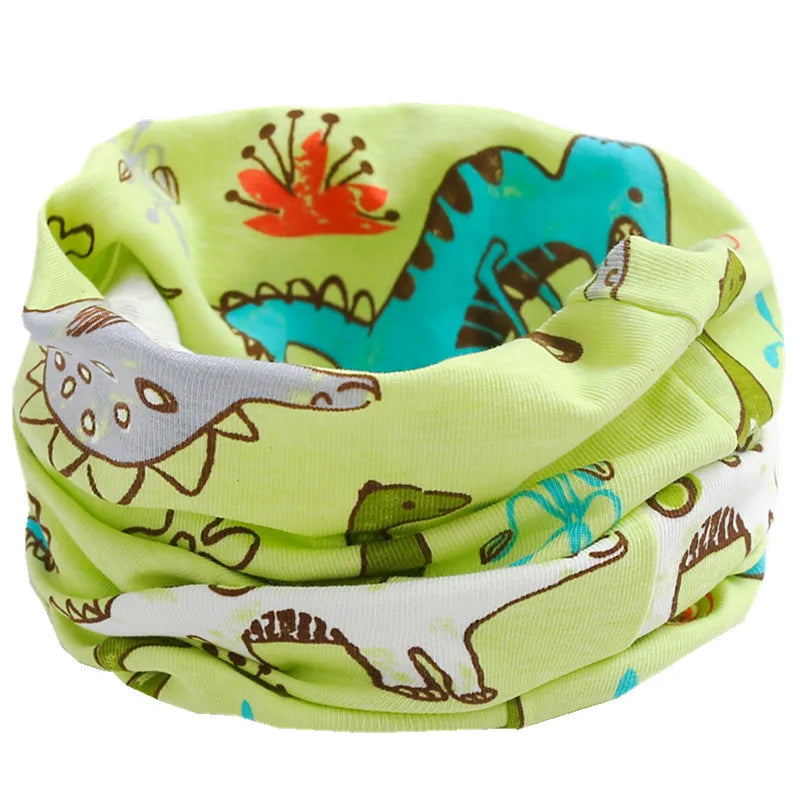 Écharpe en coton pour enfants, nouvelle collection automne-hiver, écharpe pour enfants, garçons et filles, col chaud, anneau magique