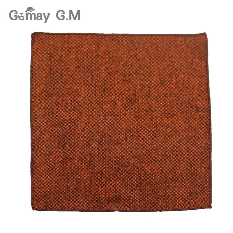 Hochwertige Taschentücher Schals Business Anzug Taschentücher Wolle Casual Herren Einstecktuch Solide Taschentücher Für Hochzeit 23*23cm