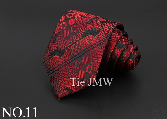 Classic Silk Men Tie Plaid Stripe Floral Ties Formal Wear Business Suit Jacquard Necktie Wedding Party Gift Daily Accessories