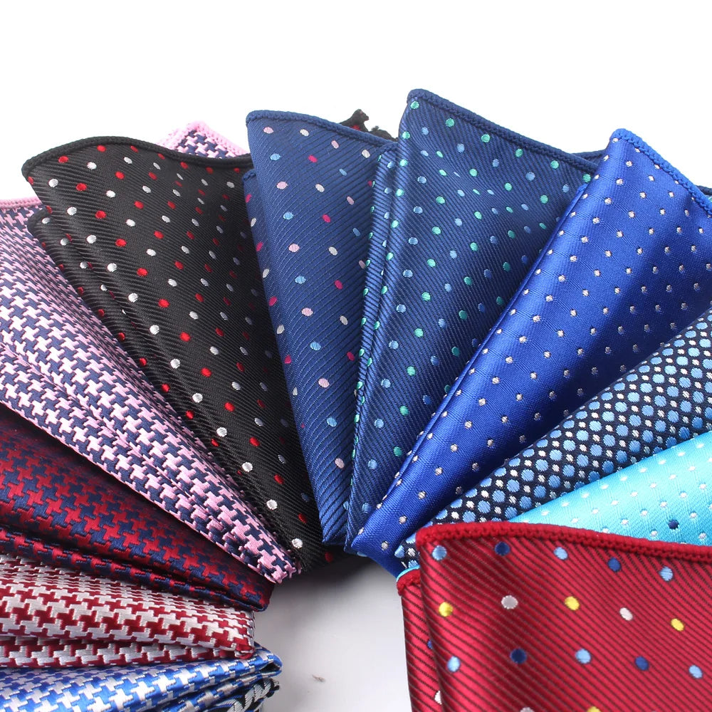Suit Pocket Square For Men Women Dots Chest Towel Hanky Gentlemen Hankies Men's Suits Handkerchief Pocket Towel