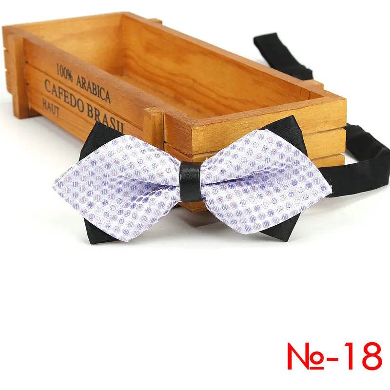 Nœud papillon tendance pour homme, accessoire de fête, mariage, pour garçons et filles, à carreaux, rouge et noir, vente en gros