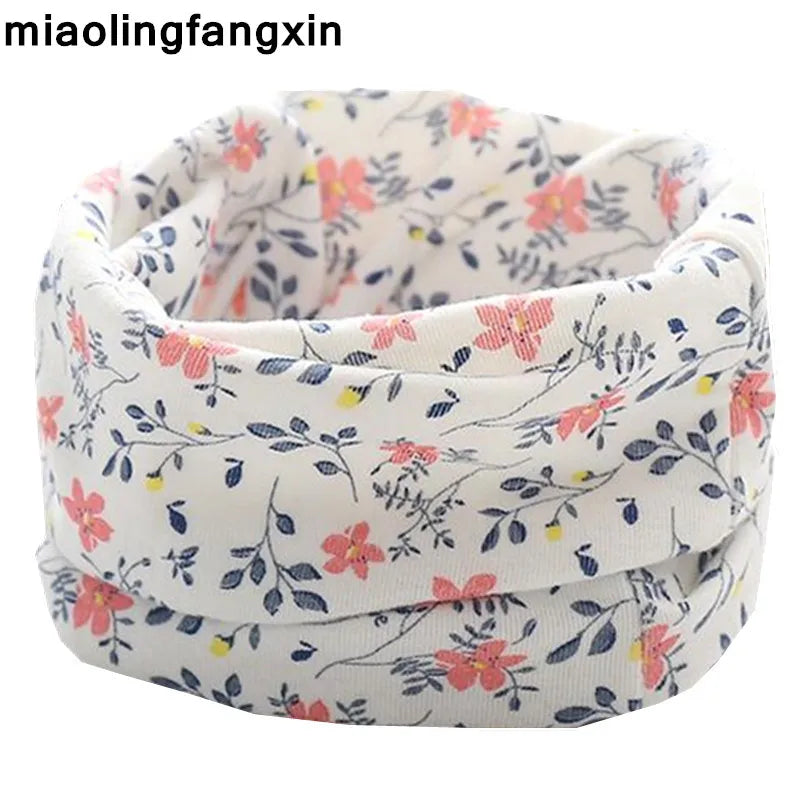 Écharpe en coton pour enfants, nouvelle collection automne-hiver, écharpe pour enfants, garçons et filles, col chaud, anneau magique