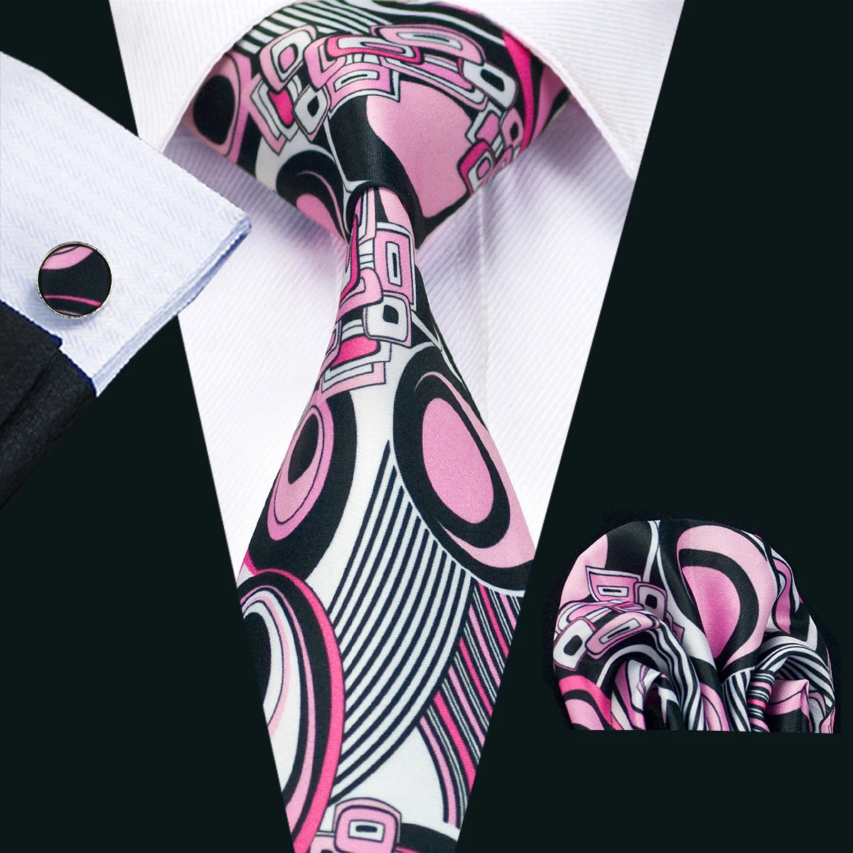 Famous Brand Cravate 2018 New Printed Tie Neck Ties For Mens Wedding Tie 8.5cm Width Mens Gravata Party Neckties For Wedding