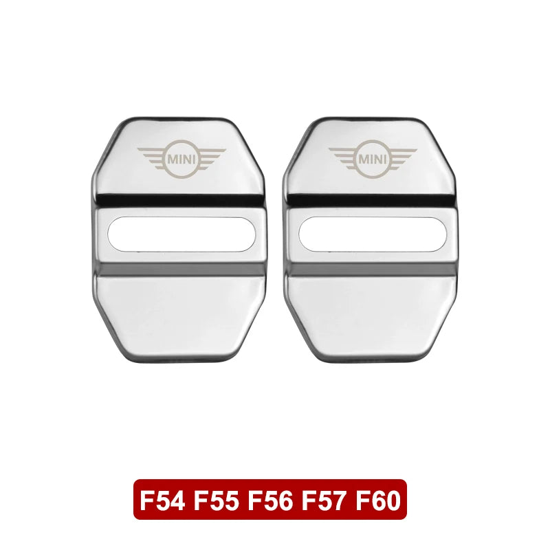 For MINI ONE Cooper S JCW F54 F55 F56 F57 F60 R60 R61 Car Door Lock Cover Protective Decoration Sticker Modification Accessories