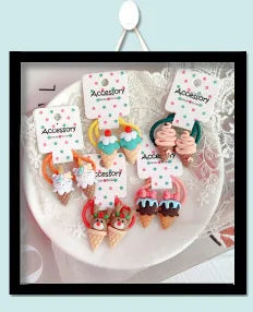 New Girls Colorful Wigs Ponytail Headbands Rubber Bands Beauty Hair Bands Headwear Kids Hair Accessories Head Band Hair Ornament