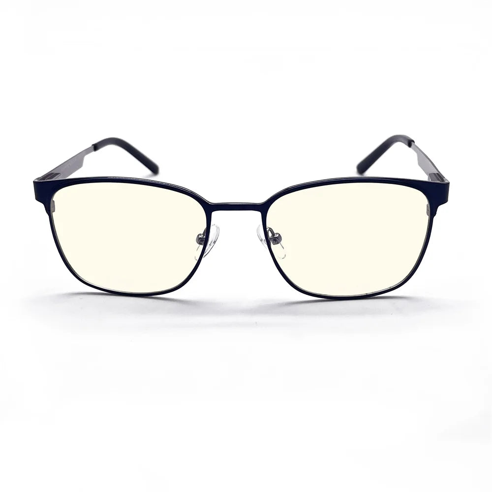 Glasses Blue-Light Blocking Fashion Elliptical Eyeglasses Anti UV Ray Computer Gaming Glasses Blue Blocker Glasses for Women/Men