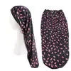 Unisex Elastic Bonnet Long Hair Sock Dreadlock Braids Cap Sleep Hats Head Wrap Turban Night Cap Hair Care Nightcap for Women Men