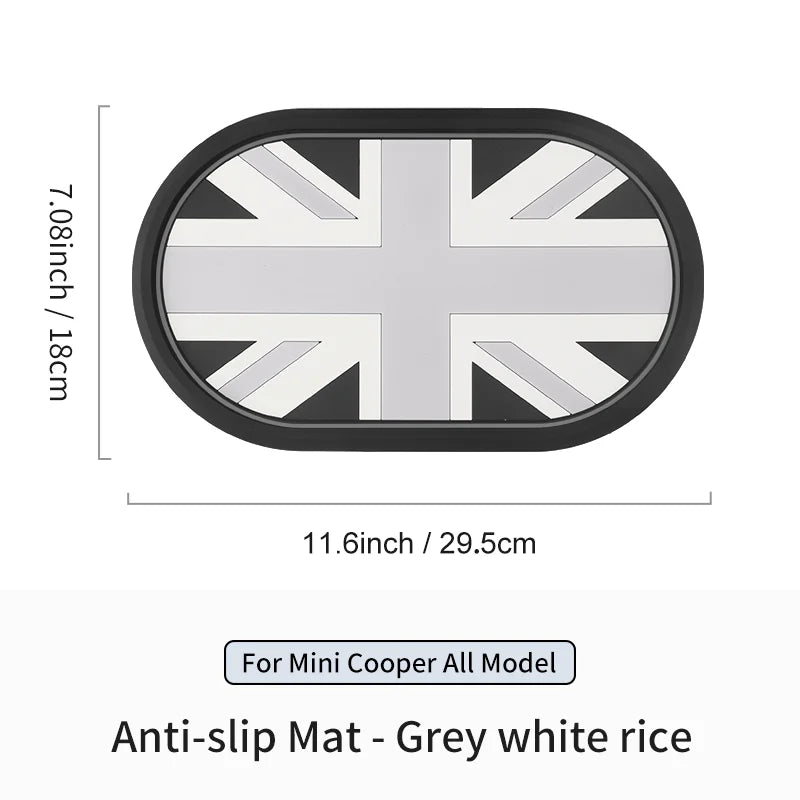 For Mini Cooper S JCW F56 F60 R56 R60 F65 F66 U25 Universal Car Dashboard Non Slip Mat Pads Automotive Interior Decorations