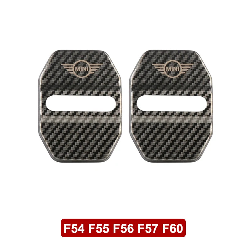 For MINI ONE Cooper S JCW F54 F55 F56 F57 F60 R60 R61 Car Door Lock Cover Protective Decoration Sticker Modification Accessories