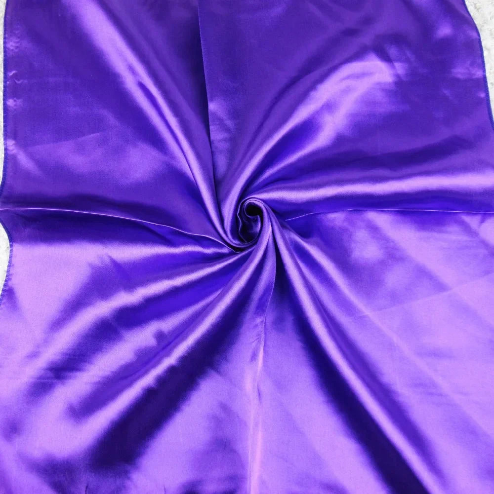 Pañuelo cuadrado liso de moda para mujer, de imitación de seda, elegante, con estampado floral, para primavera y verano, para atar el pelo, para la cabeza y el cuello.