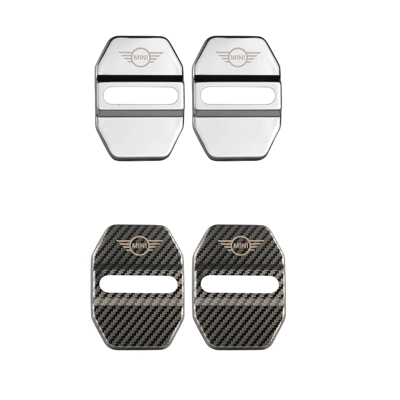 For MINI ONE Cooper S JCW F54 F55 F56 F57 F60 R60 R61 Car Door Lock Cover Protective Decoration Sticker Modification Accessories