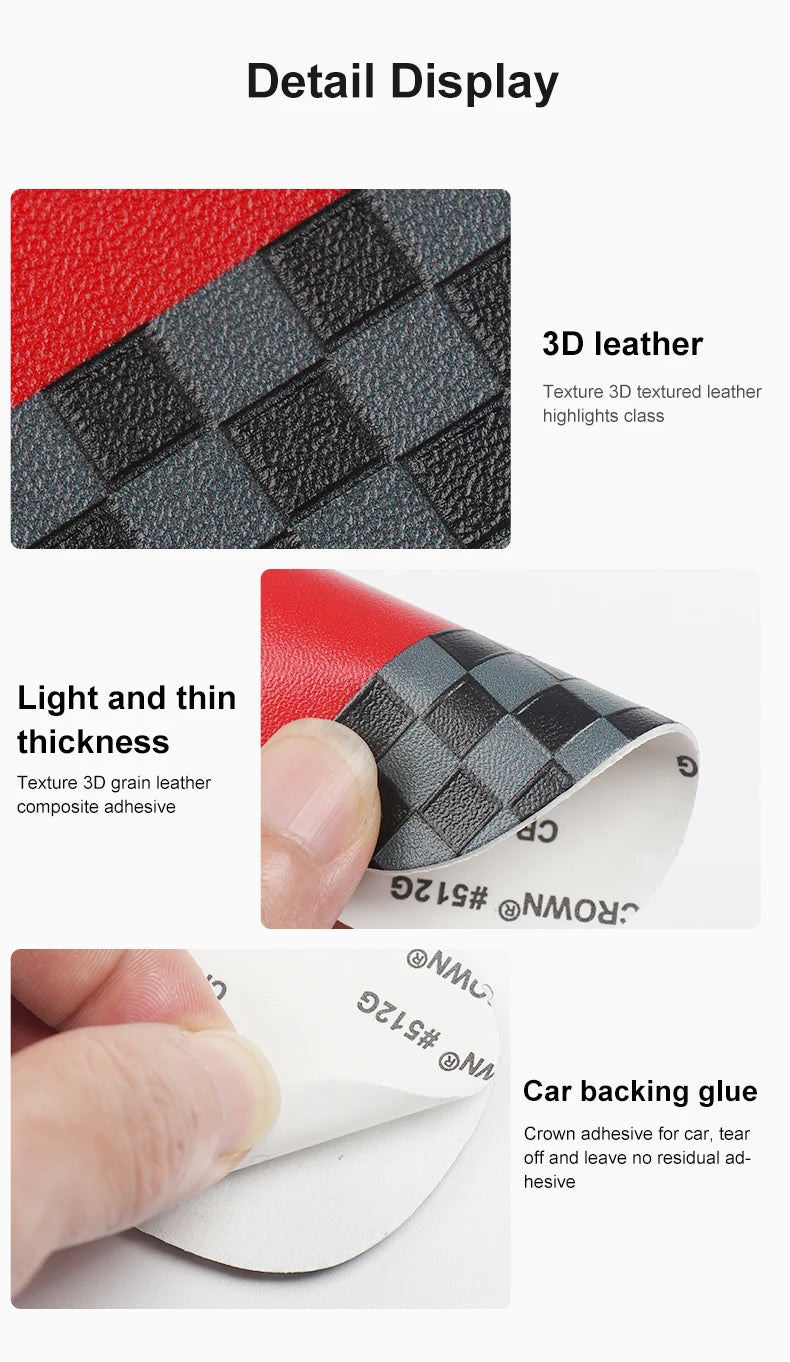 Leather Car Rear Seat Back Handle Decal Cover Protective Sticker For Mini Cooper R56 R55 F56 F57 Interior Decorative Accessories