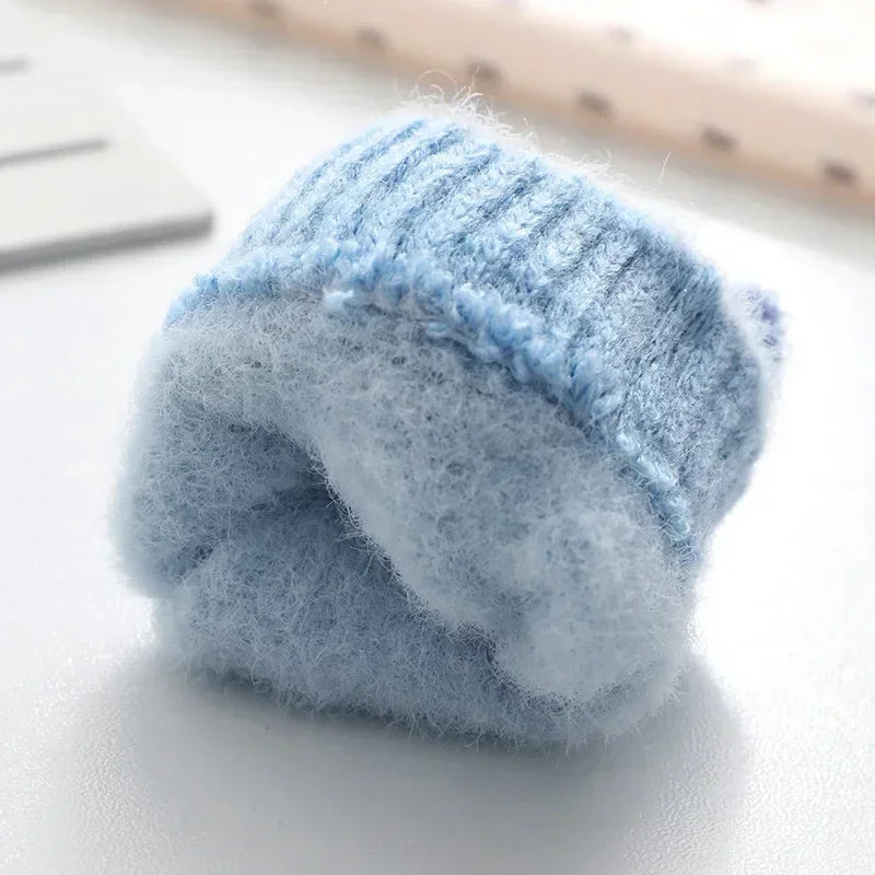 Gants tricotés chauds pour enfants de 0 à 2 ans, nouvelle collection hiver pour garçons et filles
