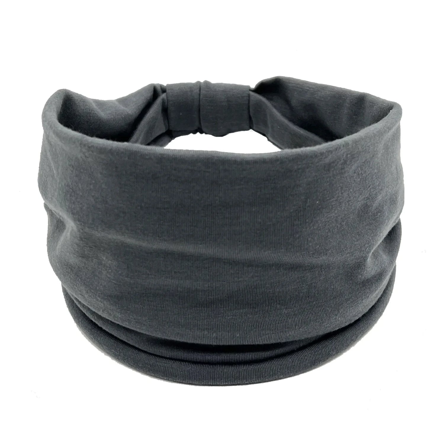 Headwrap Solid Color Knot Wide Headbands for Women Soft Cotton Sports Elastic Hair Bands Accessories Yoga Bandana Bandage