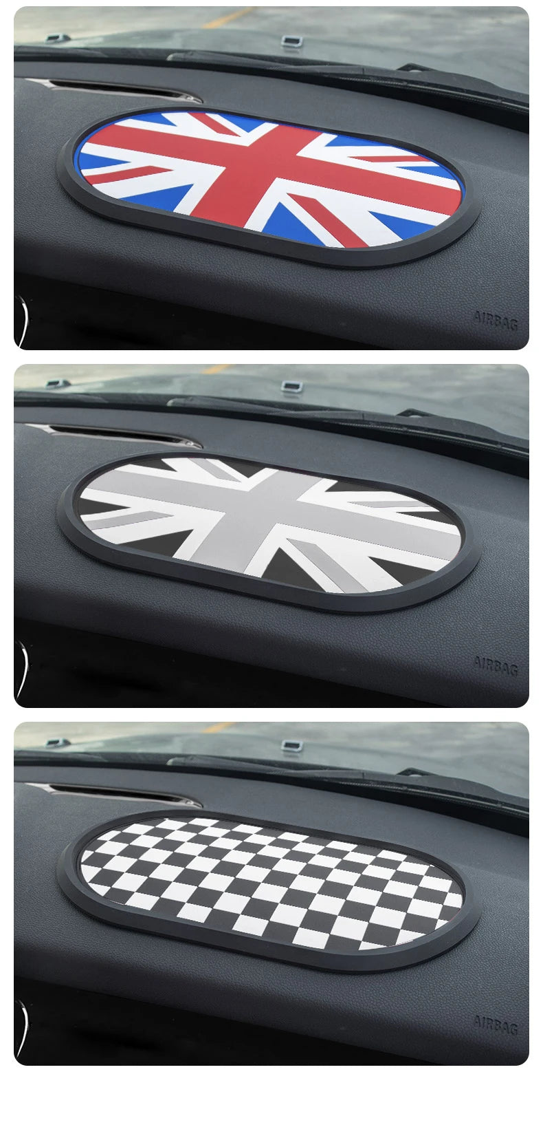 For Mini Cooper S JCW F56 F60 R56 R60 F65 F66 U25 Universal Car Dashboard Non Slip Mat Pads Automotive Interior Decorations