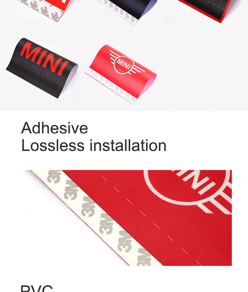 For MINI ONE Cooper S JCW R55 R56 R60 R61 F54 F55 F56 F57 F60 Car Body Decorative Sticker Washable Mark Modification Accessories