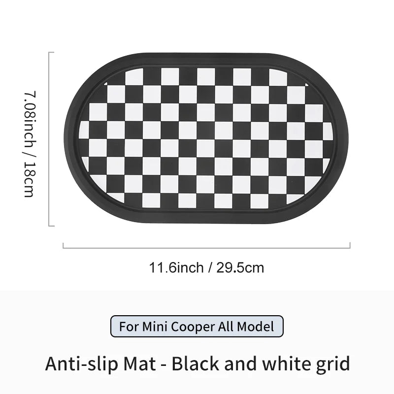 For Mini Cooper S JCW F56 F60 R56 R60 F65 F66 U25 Universal Car Dashboard Non Slip Mat Pads Automotive Interior Decorations