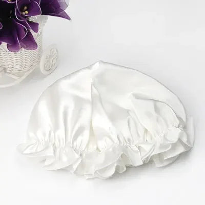 100% Mulberry Silk Nightcap Hair Styling Pure Silk Sleeping Hat Free Shipping