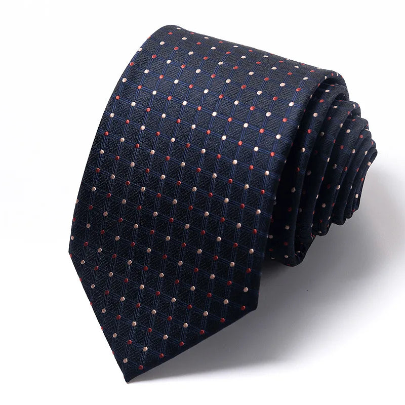 Cravates de mariage de haute qualité pour hommes, style tendance, imprimé à rayures bleues, accessoires de vêtements de bureau quotidiens, cadeau pour homme
