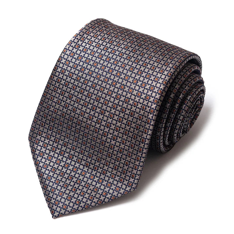 Cravates de mariage de haute qualité pour hommes, style tendance, imprimé à rayures bleues, accessoires de vêtements de bureau quotidiens, cadeau pour homme