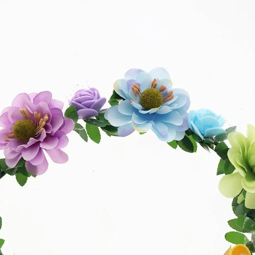 Headband Fashion Headdress New Hair Hoop Bride Wedding Floral Tiara Headband Women Headwear Flower Crowns Headband Rose Flower