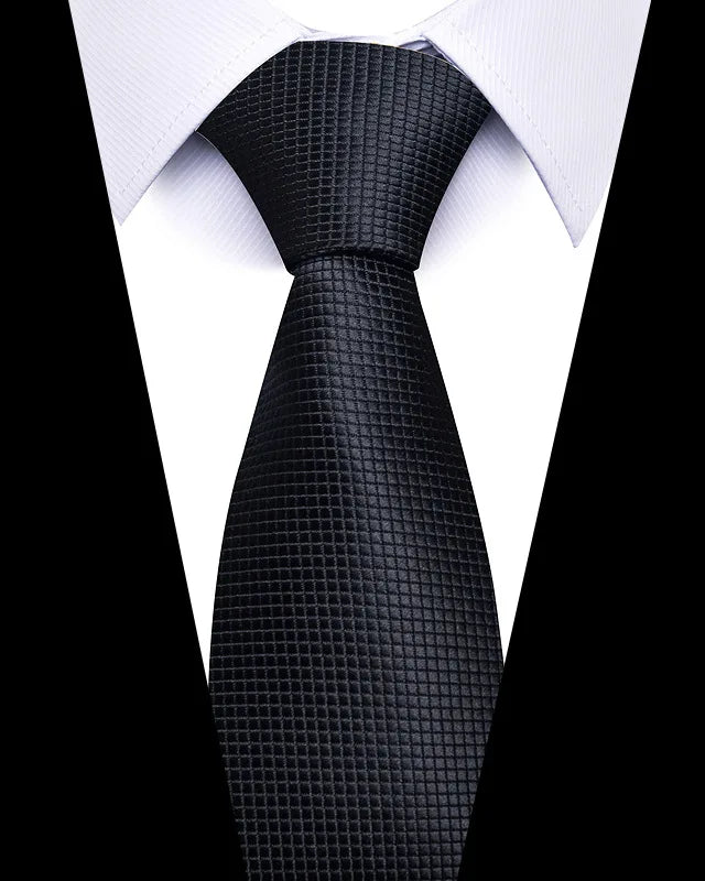Cravates de mariage de haute qualité pour hommes, style tendance, imprimé à rayures bleues, accessoires de vêtements de bureau quotidiens, cadeau pour homme