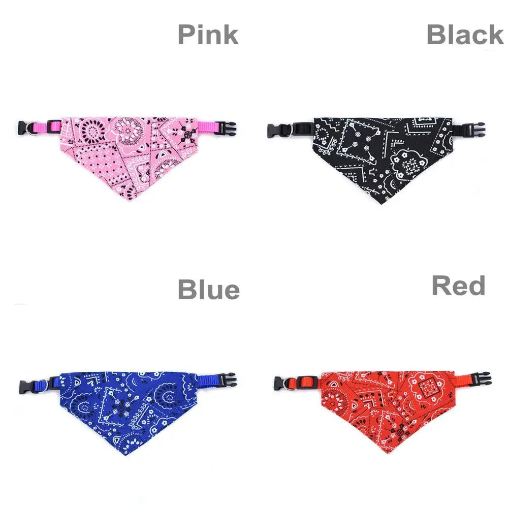 Bandanas pour chien, grande écharpe pour animal de compagnie, en coton à carreaux, lavable, nœuds papillon, collier, écharpe pour chien et chat, grands accessoires pour chien, foulard
