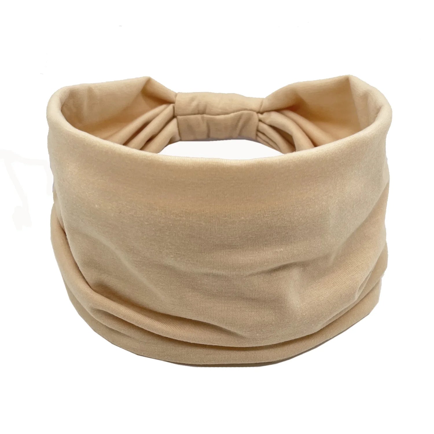 Headwrap Solid Color Knot Wide Headbands for Women Soft Cotton Sports Elastic Hair Bands Accessories Yoga Bandana Bandage