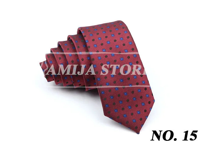 Slim Ties For Men Women Skinny Striped Plaid Paisley 5cm Necktie Casual Wear For Party Wedding Narrow Collar Male Tie Accessorie