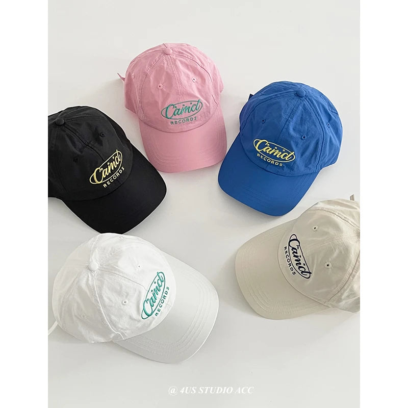 Casquette de baseball fine, respirante et résistante au soleil, style coréen, à large bord, à séchage rapide, souple, polyvalente