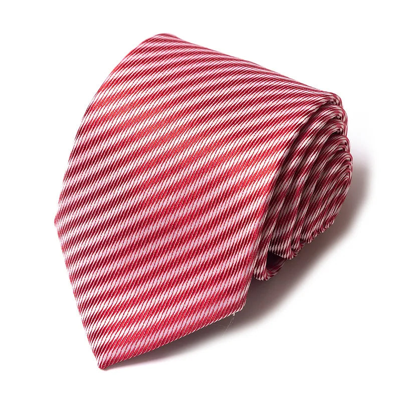 Cravates de mariage de haute qualité pour hommes, style tendance, imprimé à rayures bleues, accessoires de vêtements de bureau quotidiens, cadeau pour homme