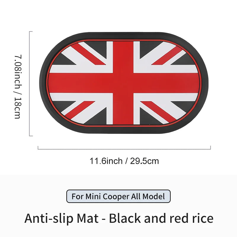 For Mini Cooper S JCW F56 F60 R56 R60 F65 F66 U25 Universal Car Dashboard Non Slip Mat Pads Automotive Interior Decorations