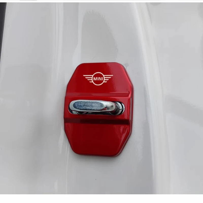 For MINI ONE Cooper S JCW F54 F55 F56 F57 F60 R60 R61 Car Door Lock Cover Protective Decoration Sticker Modification Accessories