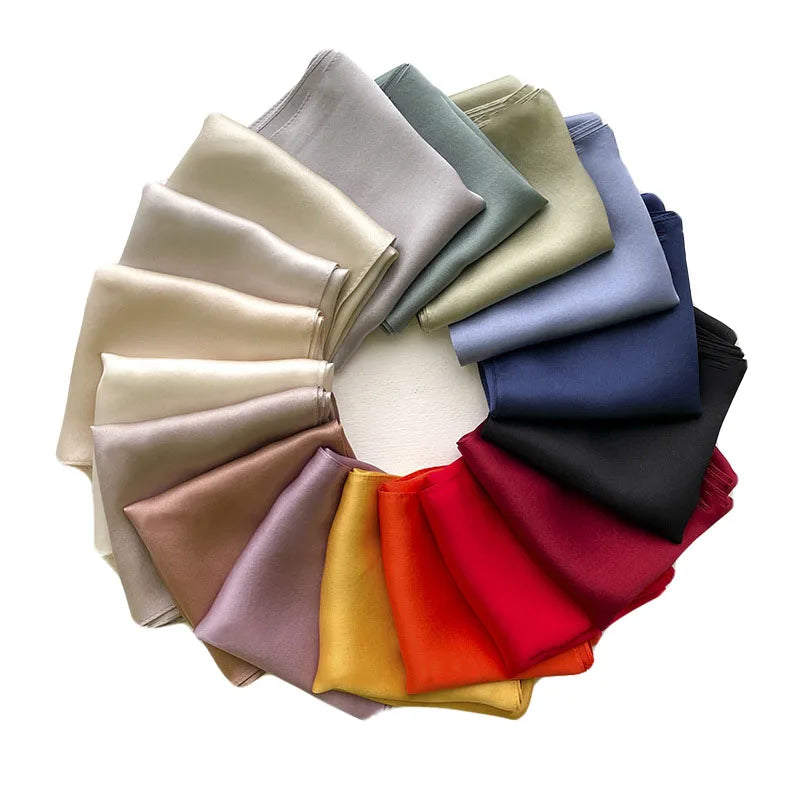 Mode 100% Echt Seide Schal Frauen Tücher Wraps für Damen Halstuch Foulard Schals Pashmina Weibliche Schal Hijab Bandana 2023